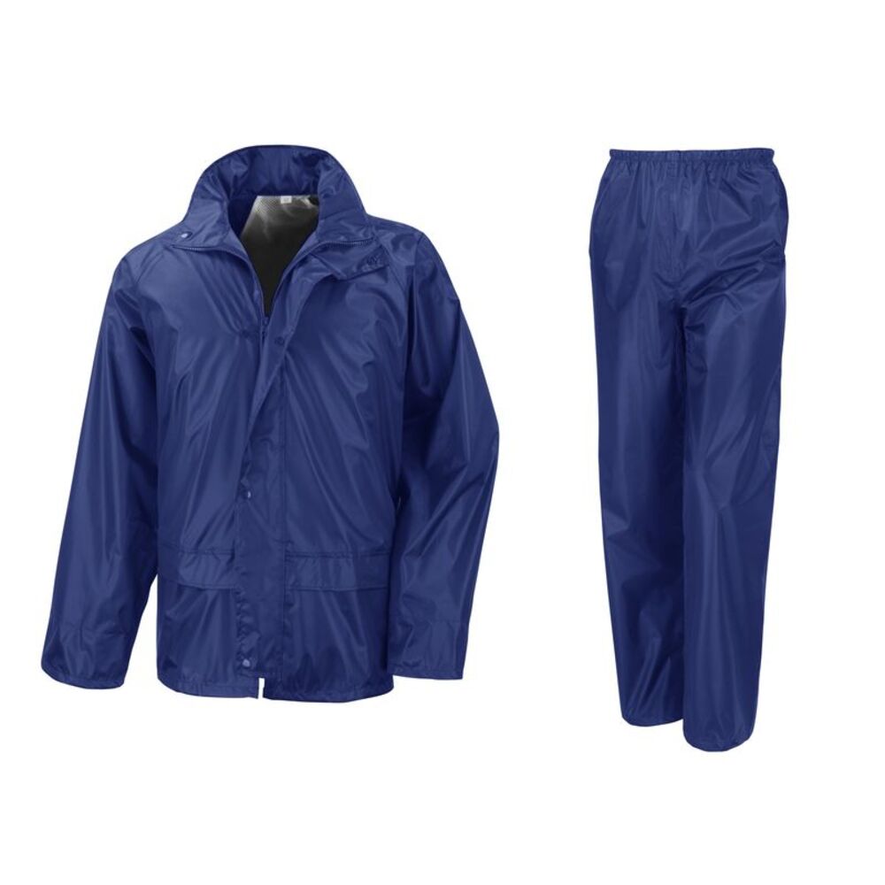 Result Mens Core Waterproof Rain Storm Suit (Pants /Bottoms And Jacket Set) / Ro